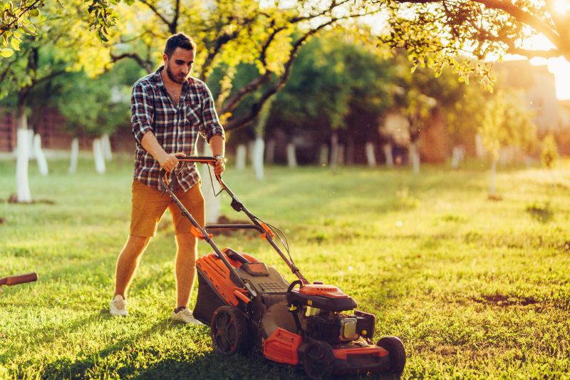 Leaves Mowing