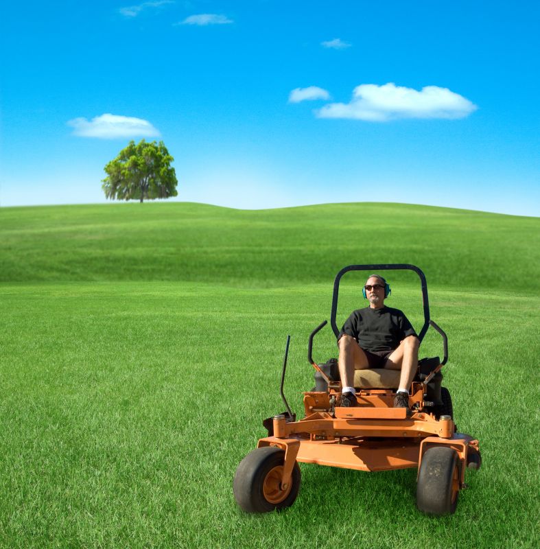 Leaves Mowing